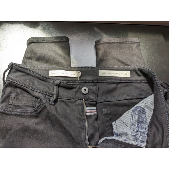 Pilcro and The Letterpress Black Skinny Jeans Size 26 - Picture 3 of 8